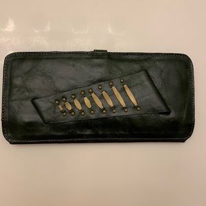 Calleen Cordero Green Wallet/Clutch